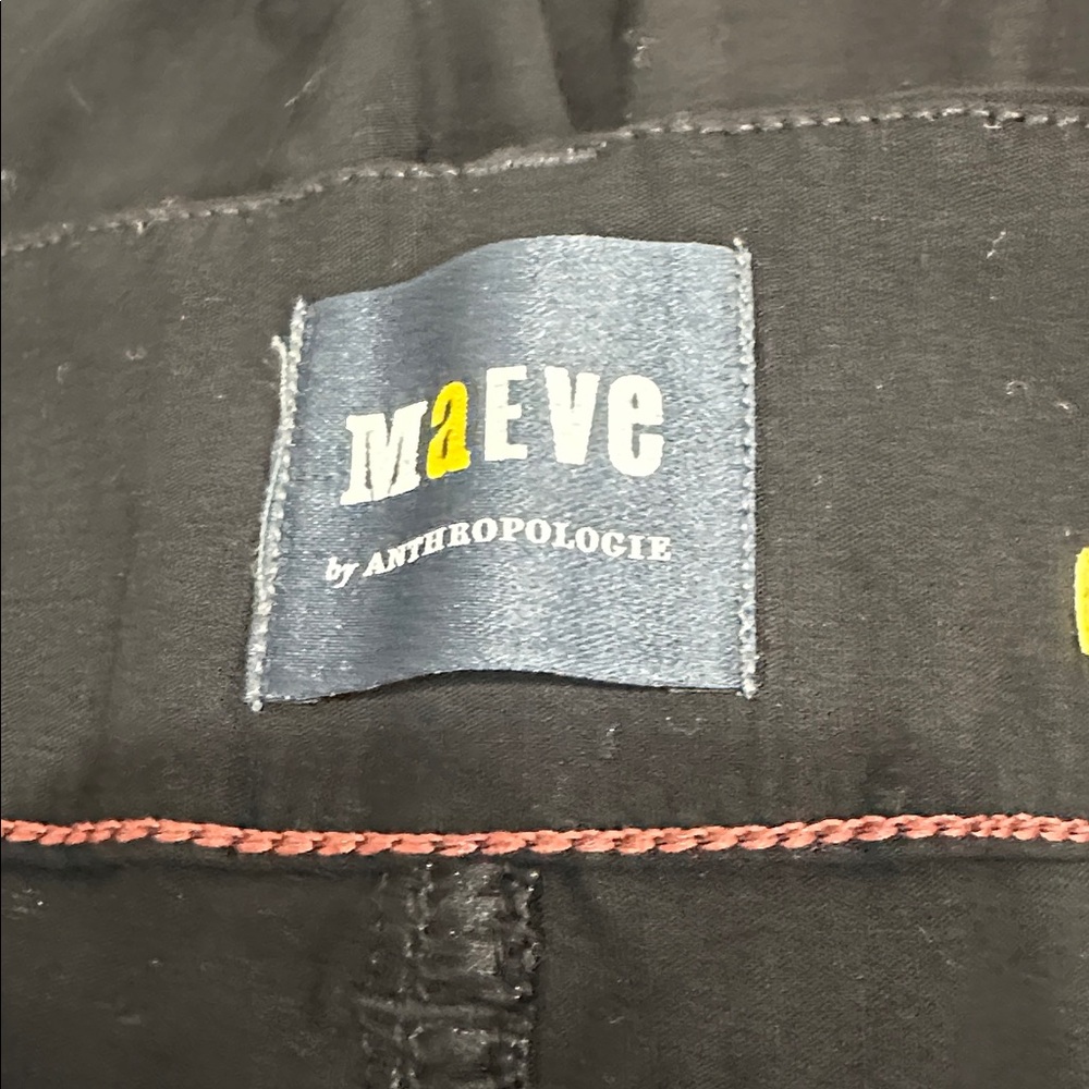 Anthropologie Maeve The Colette Magic Fabric Pants size 34 petite black - Picture 7 of 11